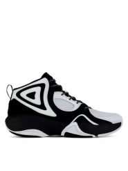 SHAQ Buty do koszykówki RADIATE AQ95016M-WBZ Biały. Białe buty sportowe męskie Shaq, ze skóry, bez zapięcia, do koszykówki. Za 149.99 zł.