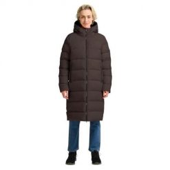 Kurtka trekkingowa damska Jack Wolfskin 1204133D0108. Brązowe kurtki damskie Jack Wolfskin, na zimę, l, bez wzorów, z materiału, z kapturem. Za 1,129.00 zł.