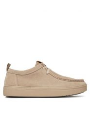 Tommy Hilfiger Półbuty Modern Light Suede Moc Toe Shoe FM0FM05501 Beżowy. Brązowe półbuty na co dzień męskie Tommy Hilfiger, ze skóry, bez zapięcia. Za 359.99 zł.