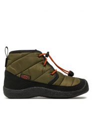Keen Śniegowce Howser II Waterproof Chukka 1029426 Zielony. Zielone buty zimowe chłopięce Keen, bez wzorów, z materiału, bez zapięcia. Za 299.99 zł.