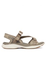 Keen Sandały Leiki Open-Toe 1031818 Beżowy. Brązowe sandały damskie Keen, bez wzorów, z materiału, bez obcasa, na płaskiej podeszwie, bez zapięcia. Za 449.99 zł.