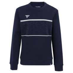 Bluza dziewczęca Tecnifibre Team. Niebieskie bluzy dla dziewczynek TECNIFIBRE, bez wzorów, bez ramiączek, bez kaptura. W wyprzedaży za 199.00 zł.