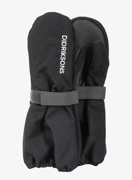 Rękawiczki dziecięce Didriksons Biggles Mittens. Czarne rękawiczki dziecięce Didriksons, bez wzorów, z syntetyku. Za 242.85 zł.