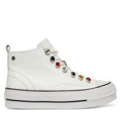 Trampki GOE. Białe trampki i tenisówki damskie GOE, bez wzorów, bez zapięcia. Za 289.99 zł.