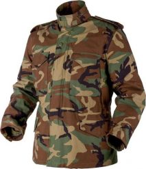 Helikon-Tex Helikon-Tex Kurtka M65 Woodland M. Płaszcze męskie HELIKON-TEX, m, bez wzorów, bez kaptura. Za 386.56 zł.