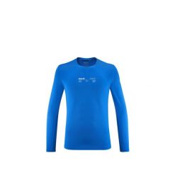 Koszulka męska z długim rękawem Millet Intense Ts Ls M active fit. Niebieskie koszulki sportowe męskie Millet, m, bez wzorów, bez kołnierzyka, bez ramiączek, do biegania. Za 340.00 zł.