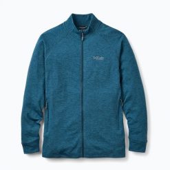 Bluza męska Rab Nexus. Niebieskie bluzy męskie RAB, m, bez wzorów, z elastanu, bez kaptura. Za 409.99 zł.
