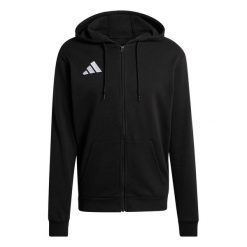 Bluza męska adidas Entrada 26 FZ Hoody. Białe bluzy męskie Adidas, m, bez wzorów, z bawełny, bez kaptura. Za 219.00 zł.