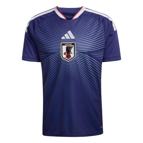 Koszulka Japan 26/27 Home. Niebieskie koszulki sportowe męskie Adidas, bez wzorów, bez kołnierzyka, bez ramiączek, do piłki nożnej, climacool (adidas). Za 439.00 zł.
