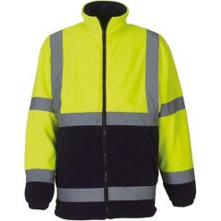 Męska Dwukolorowa Bluza Polarowa. Niebieskie bluzy męskie YOKO, m, bez wzorów, z polaru, bez kaptura, trekkingowe. Za 200.99 zł.