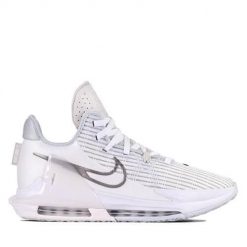 Buty koszykarskie męskie Nike Lebron. Białe buty sportowe męskie Nike, z materiału, bez zapięcia, do koszykówki. Za 982.00 zł.