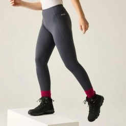 Damskie legginsy kompresyjne Regatta Holeen Pro. Niebieskie legginsy damskie Regatta, m, bez wzorów, z elastanu, na fitness i siłownię. Za 159.00 zł.