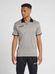 Koszulka HUMMEL AUTHENTIC FUNCTIONAL POLO. Czarne koszulki polo męskie Hummel, m, bez wzorów, z jersey, klasyczne, bez ramiączek. Za 62.00 zł.