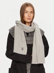 KARL LAGERFELD Szalik 246W3306 Szary. Szare czapki i kapelusze damskie KARL LAGERFELD, bez wzorów, z materiału. Za 569.99 zł.