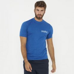 Koszulka Legea Savage Dorosłych. Niebieskie buty sportowe męskie Legea, z bawełny, bez zapięcia, na fitness i siłownię. Za 43.00 zł.