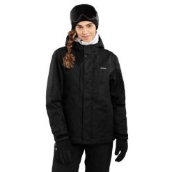 Kurtka snowboardowa damska W4-W Vostock. Czarne kurtki snowboardowe damskie SIROKO, m, bez wzorów, z mikrofibry, bez kaptura, narciarskie. Za 552.00 zł.