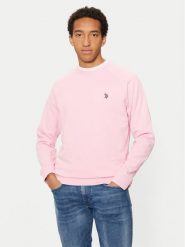 U.S. Polo Assn. Bluza MUP1859 Różowy Regular Fit. Czerwone bluzy męskie U.S. Polo Assn., m, bez wzorów, z bawełny, bez kaptura. Za 149.99 zł.