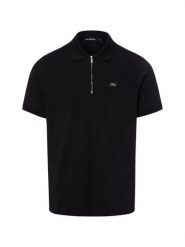 KARL LAGERFELD koszulka polo Mężczyźni Bawełna czarny, XL. Czarne koszulki polo męskie KARL LAGERFELD, m, bez wzorów, z bawełny, bez ramiączek. Za 449.95 zł.