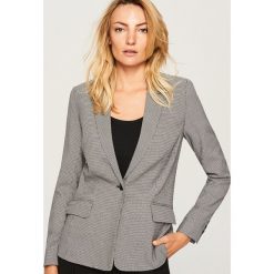 Marynarka w kratę - Wielobarwn. Szare żakiety damskie Reserved. Za 159.99 zł.
