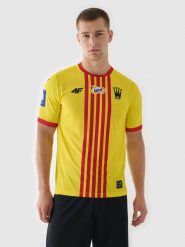 4F Koszulka klubowa domowa z sezonu 2024/25 męska 4F x Korona Kielce - multikolor XL. Fioletowe t-shirty męskie 4f, m, bez wzorów, z dzianiny, bez kołnierzyka. Za 249.99 zł.