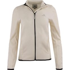 Bluza Damska Plus Size Biała 4XL - Athl. Wydział Luna. Białe bluzy damskie GLENMUIR, plus size, bez wzorów, z polaru, casualowe, bez kołnierzyka. Za 178.99 zł.