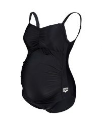 Strój kąpielowy damski Arena W Pregnancy Suit Ciążowy. Czarne kostiumy jednoczęściowe damskie Arena, l, bez wzorów, z materiału, eleganckie, moda ciążowa, do pływania. Za 211.77 zł.
