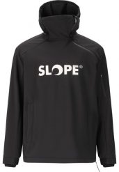 Kurtka narciarska Slope Fletcher Softshell W-PRO 8000. Czarne kurtki snowboardowe męskie SLOPE, m, bez wzorów, z materiału, długie, bez kaptura, narciarskie. Za 484.50 zł.