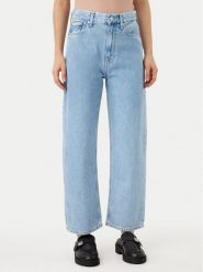Calvin Klein Jeans Jeansy Barrel J20J225006 Niebieski Loose Fit. Niebieskie jeansy damskie Calvin Klein Jeans. Za 289.99 zł.