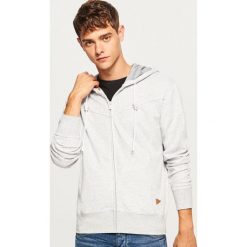 Bluza z kapturem - Jasny szar. Szare bluzy męskie Reserved. Za 69.99 zł.