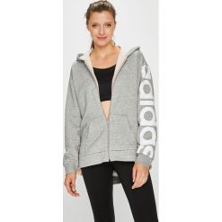 Adidas Performance - Bluza DH4126. Szare bluzy damskie adidas Performance, z bawełny. W wyprzedaży za 179.90 zł.