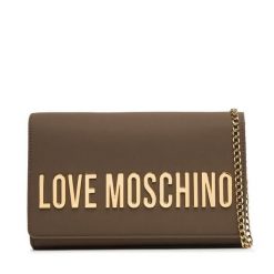 Torebka LOVE MOSCHINO. Brązowe torebki do ręki damskie Love Moschino, bez wzorów, wizytowe, bez dodatków. Za 699.99 zł.
