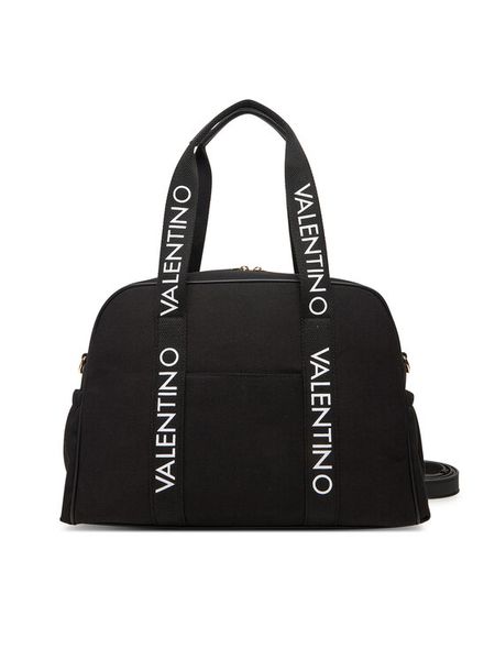 Valentino Torebka Candle VBS7DD58 Czarny. Czarne torebki do ręki damskie Valentino, bez wzorów, z materiału, bez dodatków. Za 479.99 zł.