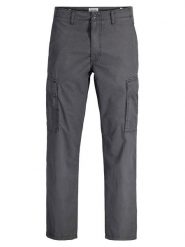 Jack & Jones Spodnie cargo Kane Frank 12291962 Szary Relaxed Fit. Szare spodnie materiałowe męskie Jack & Jones, m, bez wzorów, z bawełny. Za 139.99 zł.