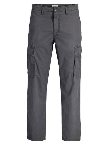 Jack & Jones Spodnie cargo Kane Frank 12291962 Szary Relaxed Fit. Szare spodnie materiałowe męskie Jack & Jones, m, bez wzorów, z bawełny. Za 174.99 zł.