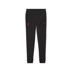 Młodzieżowe spodnie AC Milan FtblEssentials PUMA. Czarna spodnie materiałowe męskie Puma, m, z aplikacjami, z bawełny, młodzieżowe. Za 219.00 zł.