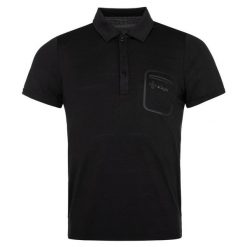 Męska koszulka polo Kilpi GIVRY-M. Niebieskie koszulki polo męskie Kilpi, m, bez wzorów, z materiału, biznesowe, bez ramiączek. Za 130.00 zł.