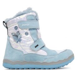 Śniegowce Primigi. Niebieskie śniegowce dziewczęce Primigi, z gore-texu, bez zapięcia. Za 439.99 zł.