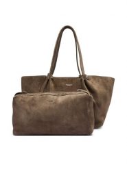 Weekend Max Mara Torebka Kapesi 2625516165 Beżowy. Brązowe torebki do ręki damskie Weekend Max Mara, bez wzorów, ze skóry, bez dodatków. Za 2,729.00 zł.