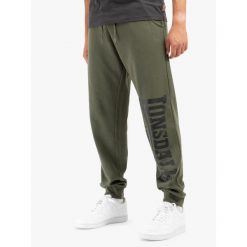 Spodnie do biegania Lonsdale Logo Large. Czarne spodnie sportowe męskie Lonsdale, m, bez wzorów, z dresówki, do biegania. Za 217.50 zł.