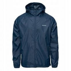 Męska Kurtka Wodoodporna Petro. Niebieskie kurtki sportowe męskie Hi-tec, m, bez wzorów, trekkingowe. Za 127.99 zł.