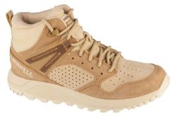 Buty trekkingowe damskie, Wildwood Mid Leather WP. Brązowe trekkingi damskie Merrell, trekkingowe. Za 429.99 zł.