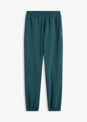 Spodnie sportowe z domieszką modalu, bardzo miękkie. Niebieskie spodnie sportowe damskie bonprix, bez wzorów. Za 144.99 zł.