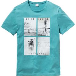 T-shirt z fotodrukiem Regular Fit bonprix zieleń morska. T-shirty męskie marki bonprix. Za 37.99 zł.