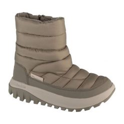 Buty śniegowce Columbia Snowtrot Mid 2075111395 szare zielone. Zielone śniegowce i trapery damskie z gumy. Za 553.20 zł.