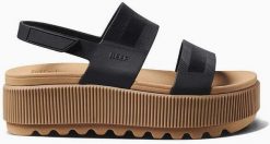 Reef W'S Water Vista Higher, black/tan, 42.5 (us 11) (CJ4386-11). Czarne klapki damskie Reef, bez wzorów, sportowe, bez obcasa. Za 276.47 zł.