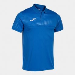 Koszulka polo męska Joma Montreal. Niebieskie koszulki polo męskie Joma, m, bez wzorów, sportowe, bez ramiączek. Za 193.60 zł.