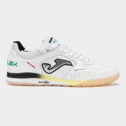 Buty halowe piłkarskie męskie Joma Top Flex Rebound 2502 IN Białe. Białe buty sportowe męskie Joma, bez zapięcia, do piłki nożnej. Za 289.90 zł.