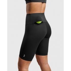 Legginsy do tenisa/padla damskie. Czarne legginsy damskie NORDICDOTS, m, bez wzorów, z elastanu, tenisowe. Za 235.00 zł.