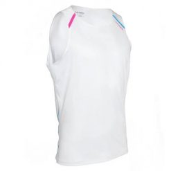 Koszulka sportowa męska Salming Pitea Singlet. Białe koszulki sportowe męskie SALMING, m, bez wzorów, bez kołnierzyka, bez ramiączek. Za 209.00 zł.