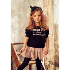 Czarna Bluza Like This Paradise. Czarne bluzy dla dziewczynek Born2be. Za 49.99 zł.